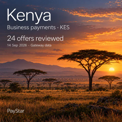 Kenya: Kenyan savanna with elegant umbrella acacia silhouettes and open grassland under a spacious sky, no animals needed, 24 historical offers reviewed.